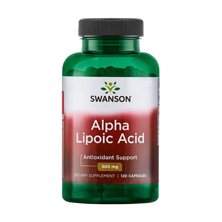 Альфа-ліпоєва кислота Swanson Alpha Lipoic Acid, 300 мг, 120 капсул